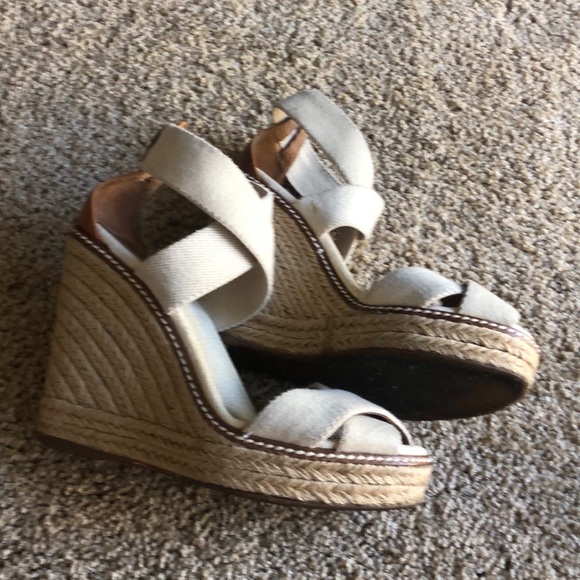 Tory burch wedge sandals 5B - Picture 5 of 9